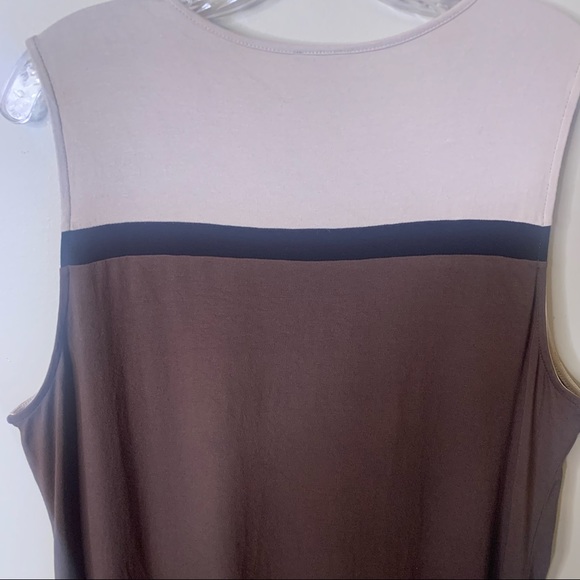 J. JILL Neutral Minimal Capsule Wardrobe Basic Sleeveless Dress - Picture 14 of 15